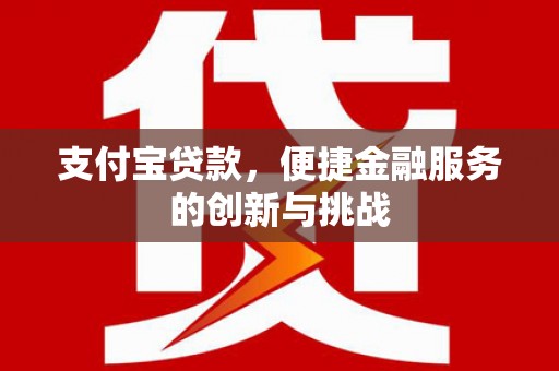 万源支付宝贷款，便捷金融服务的创新与挑战
