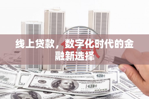 万源线上贷款，数字化时代的金融新选择