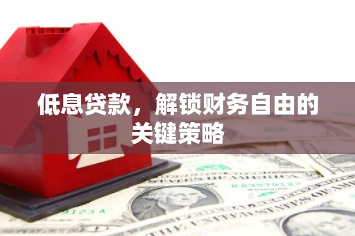 万源低息贷款，解锁财务自由的关键策略