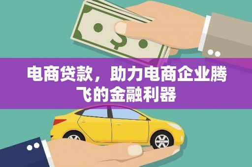 万源电商贷款，助力电商企业腾飞的金融利器