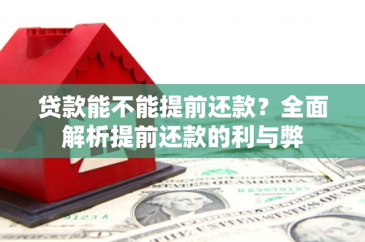 万源贷款能不能提前还款？全面解析提前还款的利与弊