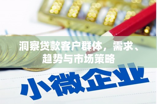 万源洞察贷款客户群体，需求、趋势与市场策略