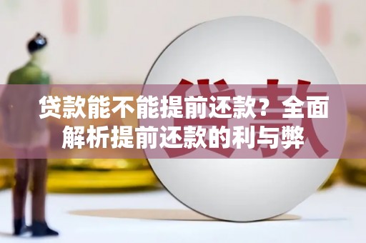 万源贷款能不能提前还款？全面解析提前还款的利与弊