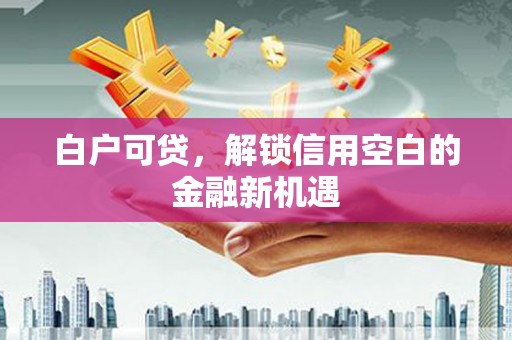万源白户可贷，解锁信用空白的金融新机遇