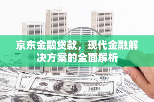 万源京东金融贷款，现代金融解决方案的全面解析