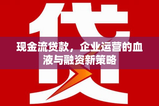 万源现金流贷款，企业运营的血液与融资新策略