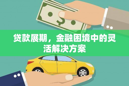 万源贷款展期，金融困境中的灵活解决方案