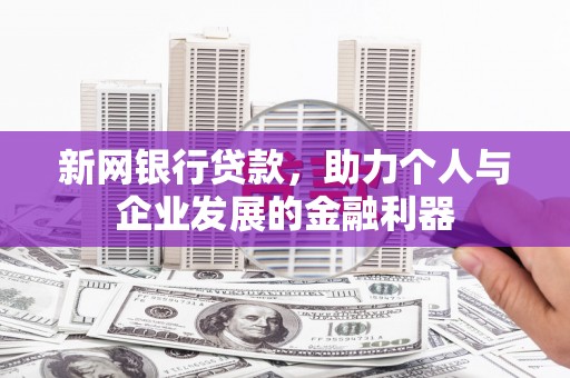 万源新网银行贷款，助力个人与企业发展的金融利器