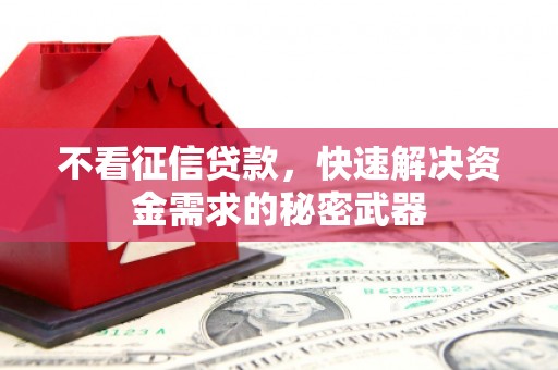 万源不看征信贷款，快速解决资金需求的秘密武器