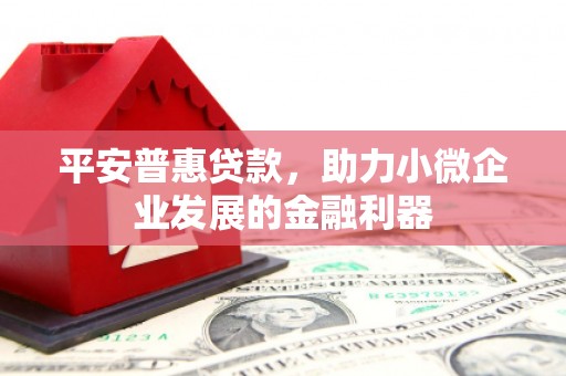 万源平安普惠贷款，助力小微企业发展的金融利器
