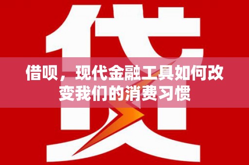 万源借呗，现代金融工具如何改变我们的消费习惯
