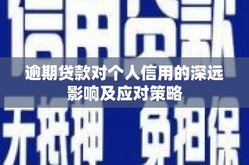 万源逾期贷款对个人信用的深远影响及应对策略