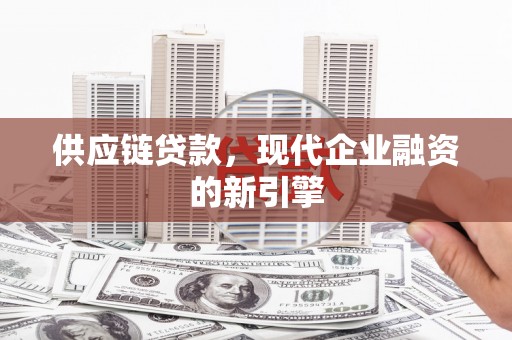 万源供应链贷款，现代企业融资的新引擎