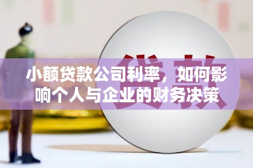 万源小额贷款公司利率，如何影响个人与企业的财务决策