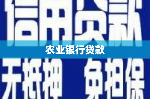 万源农业银行贷款
