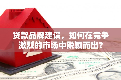 万源贷款品牌建设，如何在竞争激烈的市场中脱颖而出？