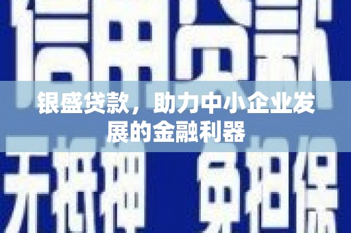 万源银盛贷款，助力中小企业发展的金融利器
