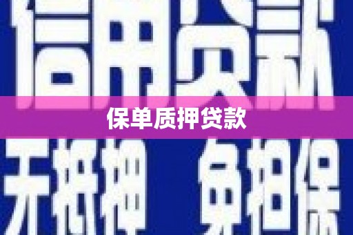 万源保单质押贷款