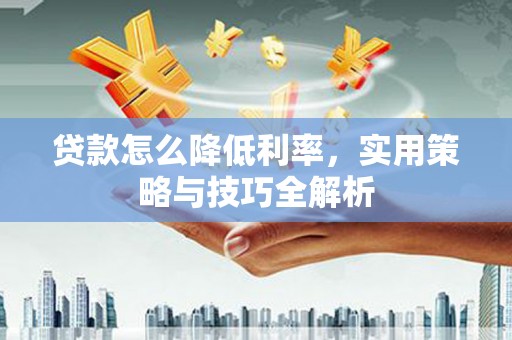 万源贷款怎么降低利率，实用策略与技巧全解析