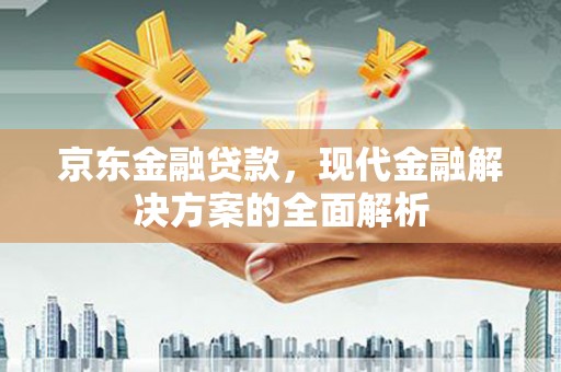 万源京东金融贷款，现代金融解决方案的全面解析