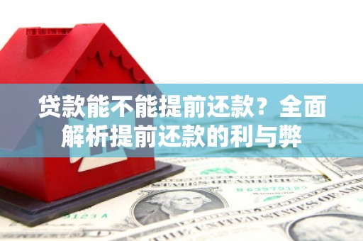 万源贷款能不能提前还款？全面解析提前还款的利与弊