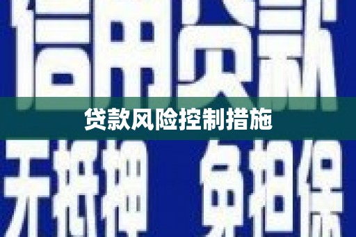 万源贷款风险控制措施