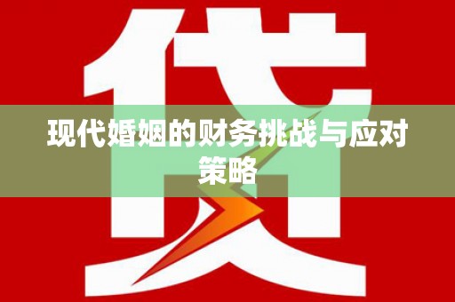 万源现代婚姻的财务挑战与应对策略