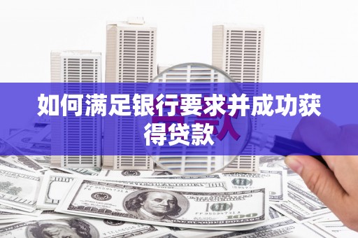 万源如何满足银行要求并成功获得贷款