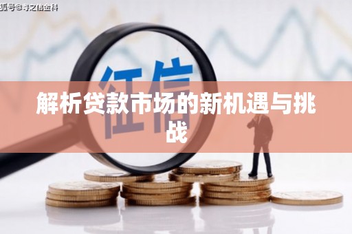 万源解析贷款市场的新机遇与挑战